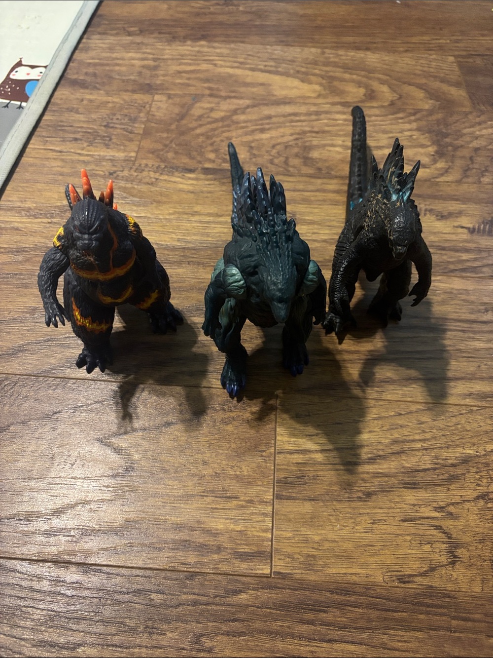 Set of 3 Godzilla Toys